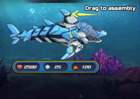 Robot Shark Attack PVP