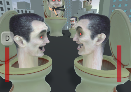 2 Player: Skibidi Toilet Fight